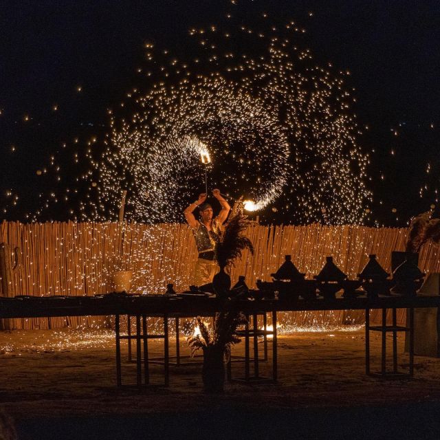 Marrakech: Highlights Agafay Desert Sunset Dinner & Show - Transportation and Sustainability