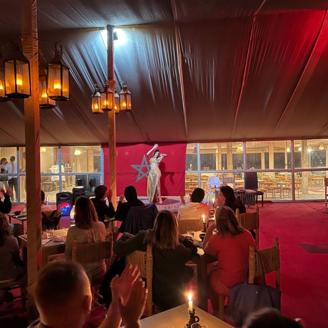 Marrakech: Luxury Desert Safari, Quad Camel Dinner Show Pool - Luxury Camp Site Amenities