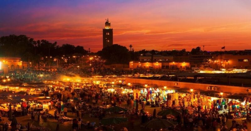 Marrakech: Medina by Night Walking Tour With Moroccan Tea - Key Points