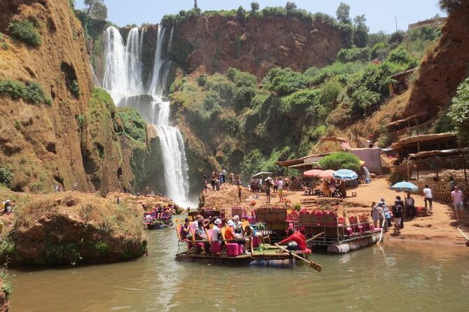 Marrakech : Ouzoud Waterfalls, Guided MountainTour & Boat Ride - Relaxing Boat Cruise