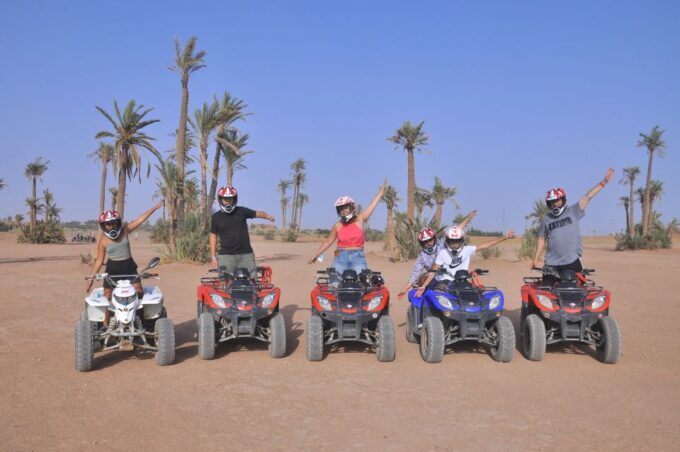 Marrakech: Palm Grove and Jbilat Desert Quad Bike Tour - Pickup and Duration