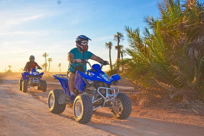 Marrakech Palmeraie Quad Bike Desert Adventure - Refreshing Mint Tea Included