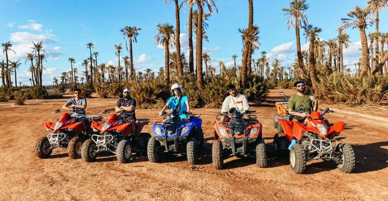 Marrakech: Quad Bike Tour to Palm Oasis and Jbilat Desert - Pickup and Transportation