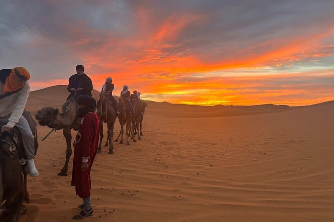 Marrakech To Fes 3 Day Sahara Desert Group Tour - Sunset in the Sahara Desert