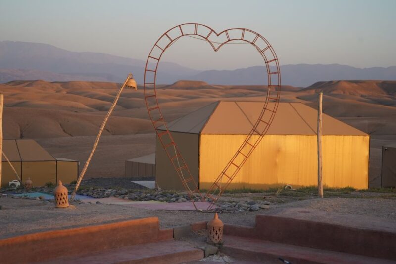 Marrakesh: Agafay Desert 3-Course Dinner Show & Pool Access - Included Services and Amenities
