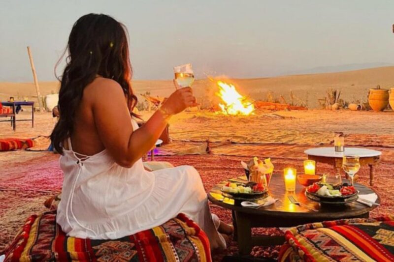 Marrakesh: Agafay Desert Sunset, Camel Ride, and Dinner Show - Moroccan Dinner Experience