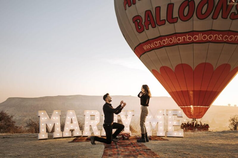 Marriage Proposal Surprise & Engagement in Cappadocia - Whats Included