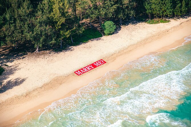 Marry Me Banner on the Beach - Helicopter Proposal Flight - Customer Testimonials and Reviews