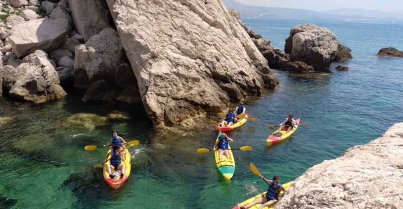 Marseille: Calanques of the Côte Bleue Half-Day Kayak Tour - Key Points
