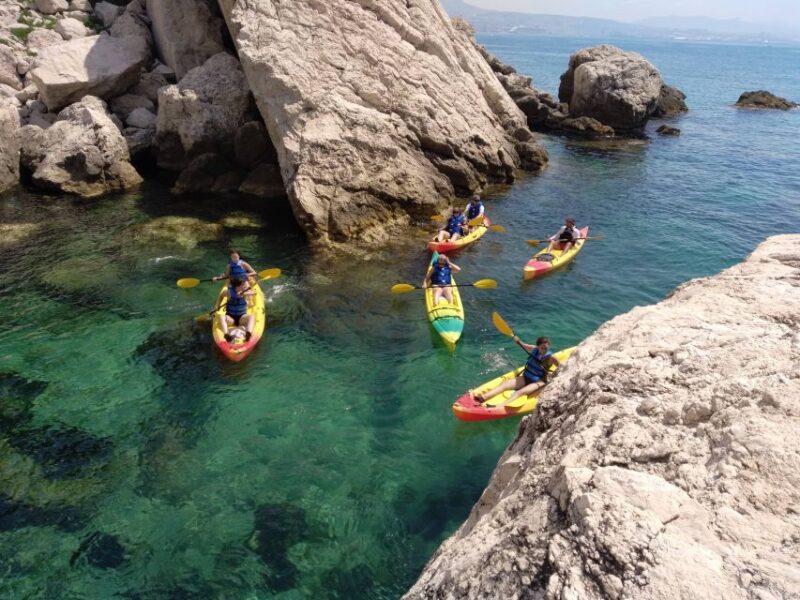 Marseille: Calanques of the Côte Bleue Half-Day Kayak Tour - Itinerary
