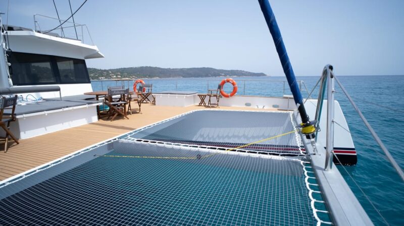Marseille: Sunset Evening & Dinner at Sea on a Maxi Catamaran at Frioul - Departure and Itinerary