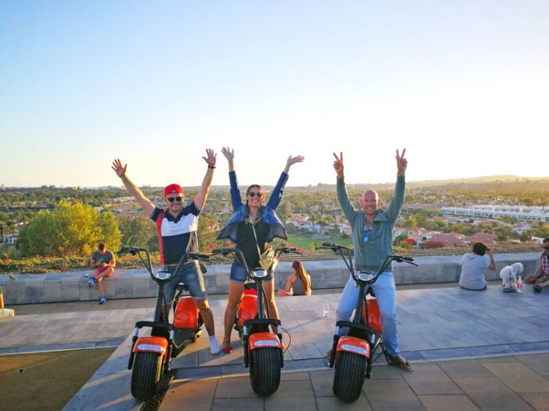 Maspalomas: 2-Seater Chopper E-Scooter Rental - Included Features and Amenities