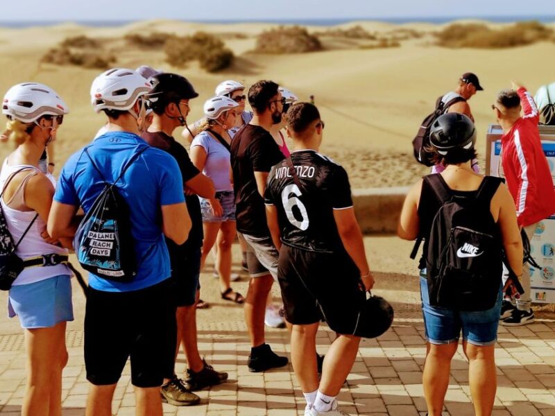 Maspalomas: Southern Coast E-Bike Tour Option Tapas Tasting - Banana Plantation Tour