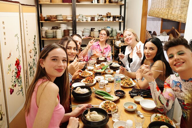 Master Korean Traditional Cooking With a Kimchi Chef - Eating the Homemade Dishes