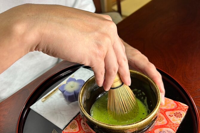 Matcha Experience at a Japanese Temple With Audio Guide - Japanese Sweets and Beverages