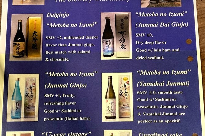 Matsumoto Sake Tasting Walking Tour in Nagano - Legal Drinking Age and Cancellation Policy