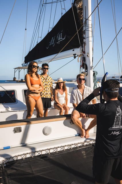 Maui: Alii Kai Turtles & Tacos Snorkel Sail - Luxury Catamaran Snorkel Sail