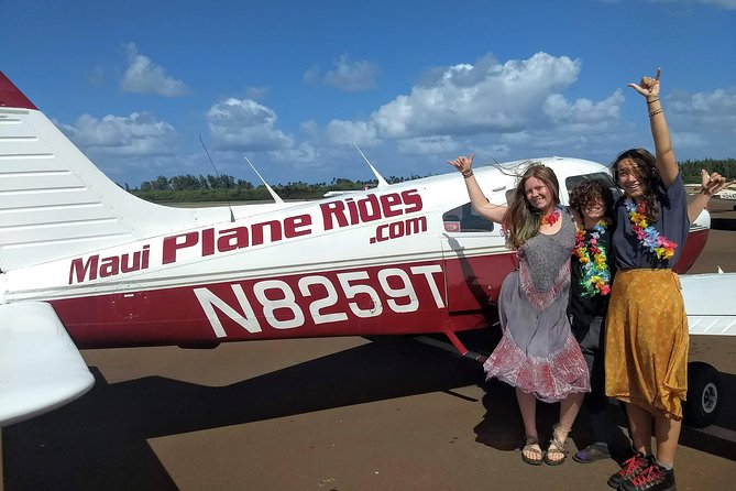 Maui Circle Island-Private-Air Tour: up to 3: Waterfalls & Lava! - Inclusions