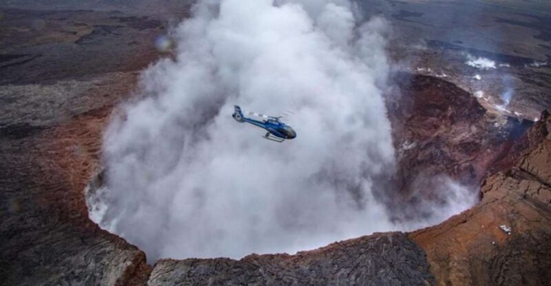 Maui to Big Island: Big Island Volcano Helicopter & Bus Tour - Key Points