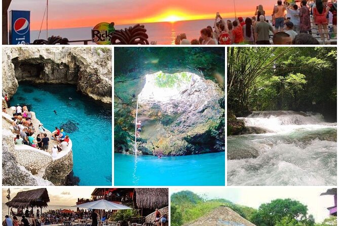 Mayfield Falls, Blue Hole & Ricks Cafe Tours With Lunch & Drink - Enjoying Ricks Cafe