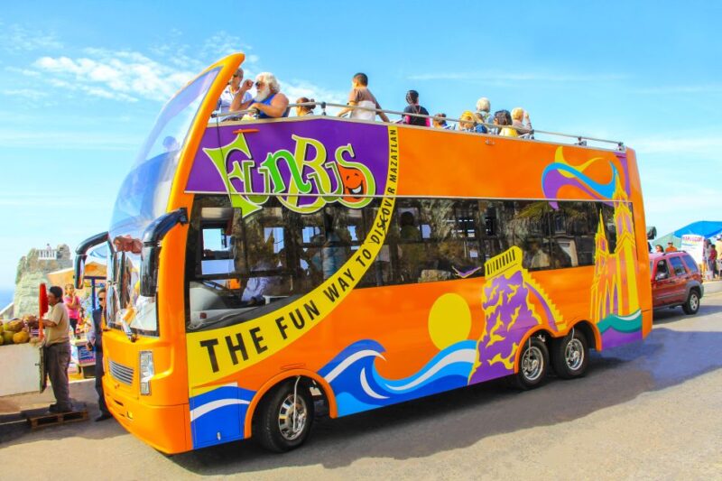 Mazatlán: Double-Decker Bus, Cliff Diving & Walking Tour - Key Points