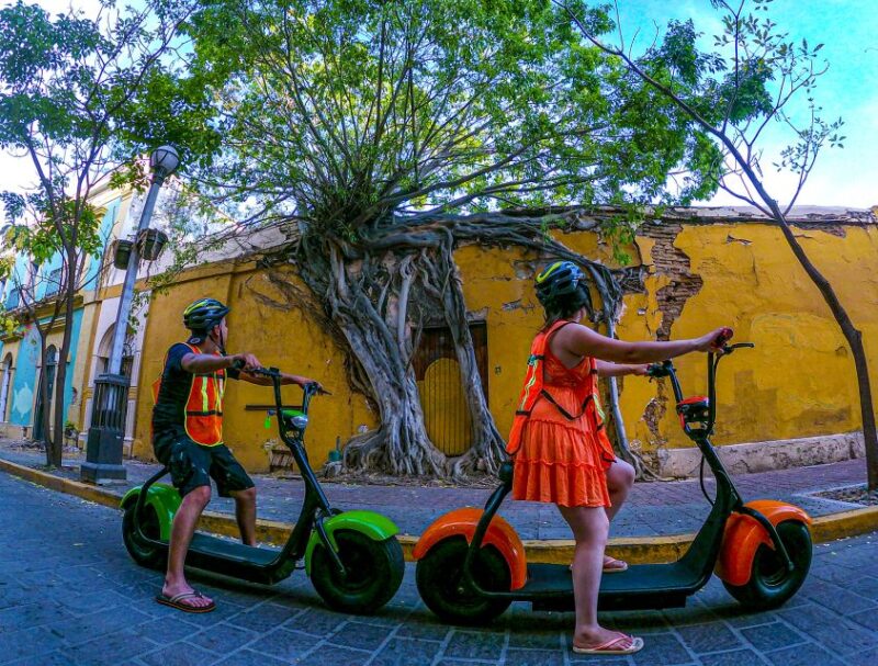 Mazatlán: Historic District by Electric Shopper Scooter - Scenic Ride and Attractions