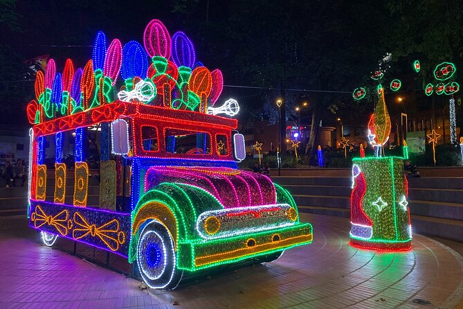 Medellin Christmas Lighting Private Tour - Key Points