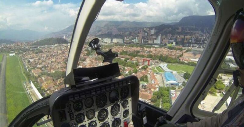 Medellín: City Helicopter Tour - Flight Path