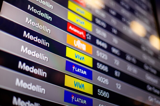 Medellín Private Transfer: José María Córdoba Airport - Key Points