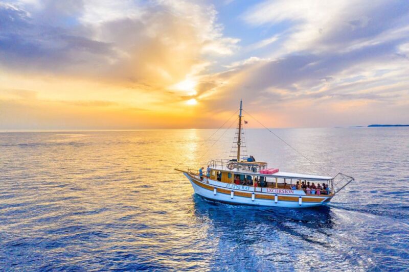 Medulin: 3-Hour Sunset Dolphin Spotting Tour With Dinner - Guided Experience