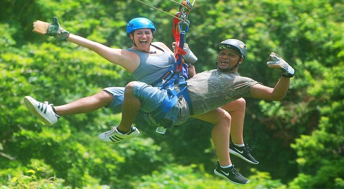 Mega Excursion Zipline, Sloths & Monkeys, Chocolate Factory, Beach & Shuttle - Key Points