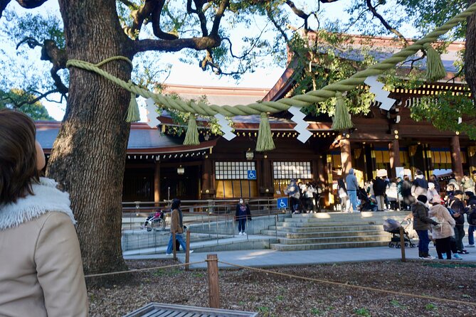 Meiji Shrine to Shibuya Crossing With Lunch and Dessert - Crepe and Omikuji Treats
