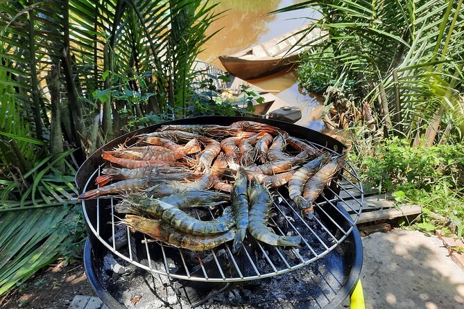 Mekong 2 Days 1 Night SMALL GROUP Stay at Family Tiny Homestay WITH BBQ DINNER - Sunset and Dining Experience