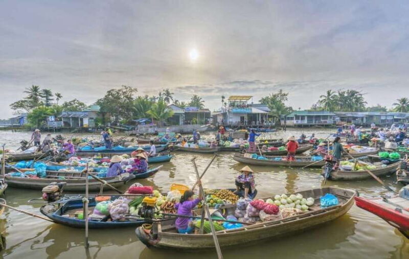 Mekong Delta 2 Days Tour :Explore Cai Rang Floating Market - Visiting Hu Tieu Craft Village and My Khanh Tourist Village