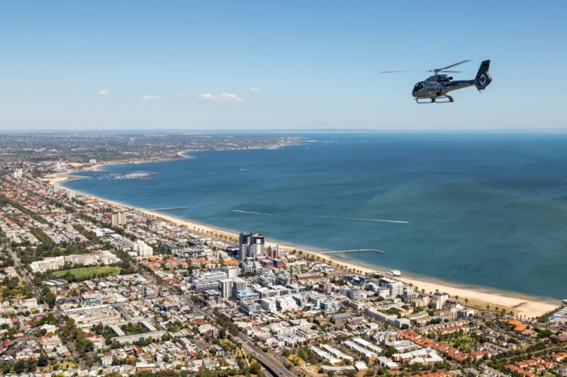 Melbourne: City and Bayside Helicopter Tour - Melbournes Premier Sports Venues