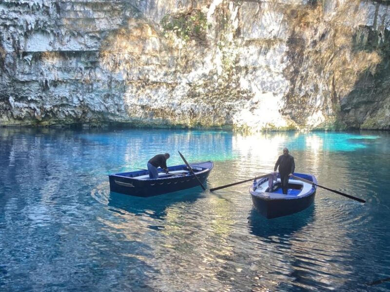 Melissani Lake - Myrtos Beach Swimming - Myrtos Beach Description