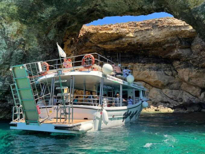 Mellieha: 2 Bay Evening Sunset Cruise Crystal & Blue Lagoon - Departure Point and Capacity