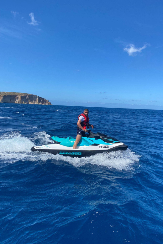 Mellieha: Jet Ski Rental With Safety Boat and Passenger - Key Highlights