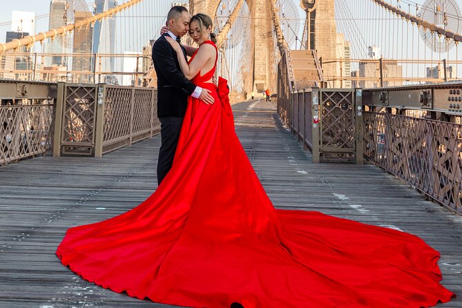 Memorable Photoshoot in a Handmade Flying Dress Around NYC - Dress Rental and Inclusions