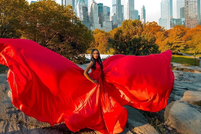 Memorable Photoshoot in a Handmade Flying Dress Around NYC - Participant Reviews and Ratings