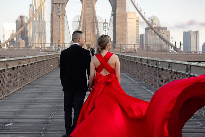 Memorable Photoshoot in a Handmade Flying Dress Around NYC - Capturing Memorable Moments