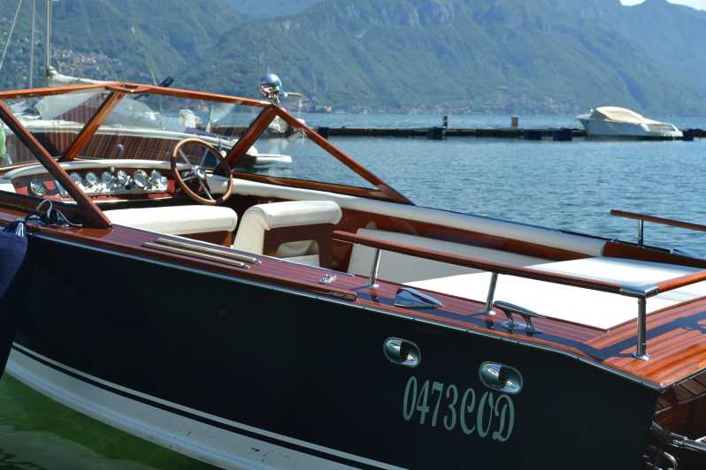 Menaggio: Villas of Central Lake Como Private Boat Tour - Boat Details