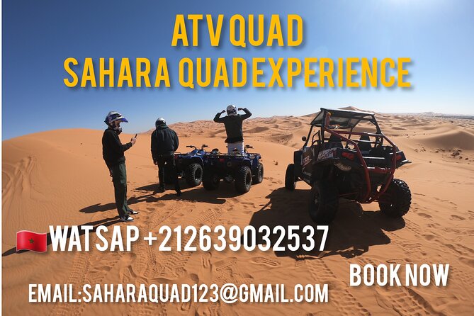 Merzouga Desert Package Quad Bike, Camel Ride and Sandboarding - Cancellation and Weather Policy