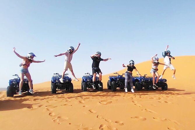 Merzouga Orange Dunes ATV Sandsurf Camels With 5 Stars Dinner - Booking and Logistics