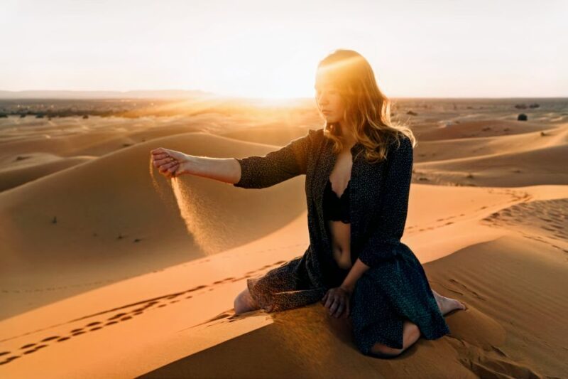 Merzouga: Overnight Camel Trek With Sandboarding - Key Points