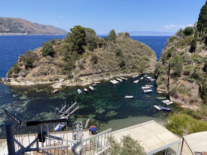 Messina: Ionian Coast Private Day Trip With Cannoli Tasting - Castelmola: Elevated Vantage Point