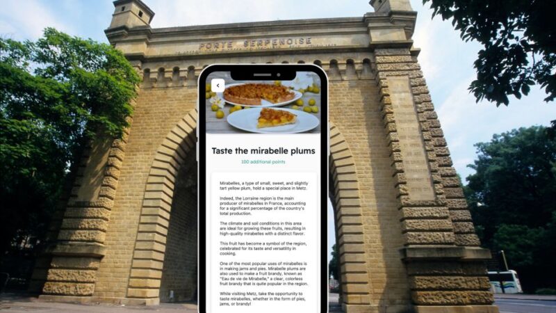 Metz: City Exploration Game and Tour on Your Phone - Learning Fun Facts Through Quizzes