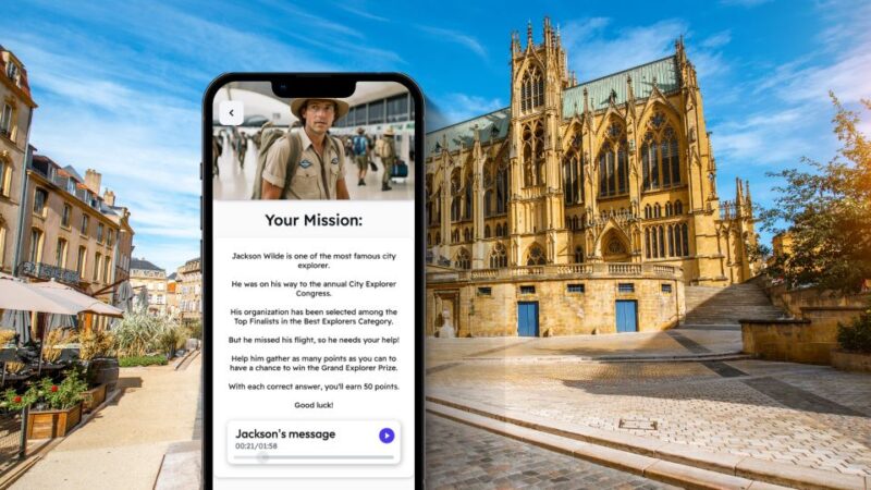 Metz: City Exploration Game and Tour on Your Phone - Available Languages for the Tour