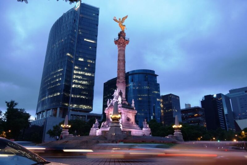 Mexico City at Night Walking Tour With Optional Torre Latino - Experience Details