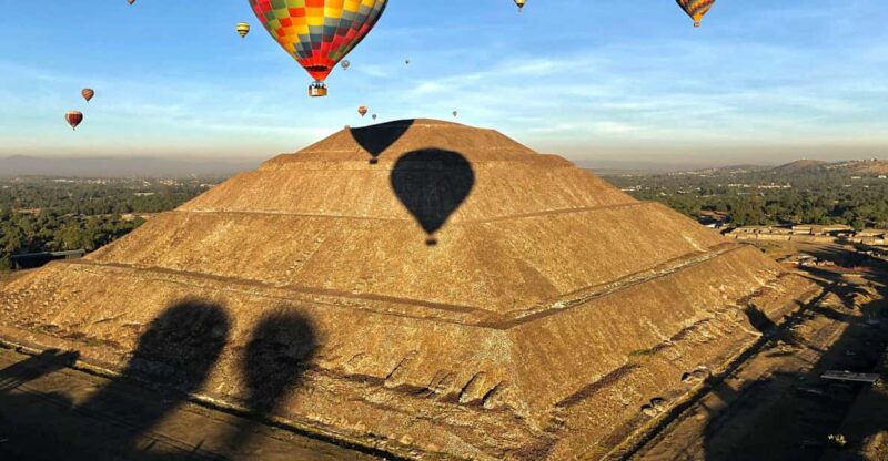 Mexico City: Ballon Flight + Breakfast + Guide in Pyramids - Key Points